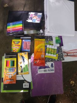 Brand New School Supplies