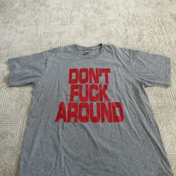 Supreme Men’s ’Don’t Fuck Around’ Tee FW22 Size Large