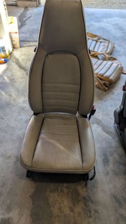 Vintage Porsche 911 / 944 / 928 Power "Tombstone" Seat Core + Extra Covers