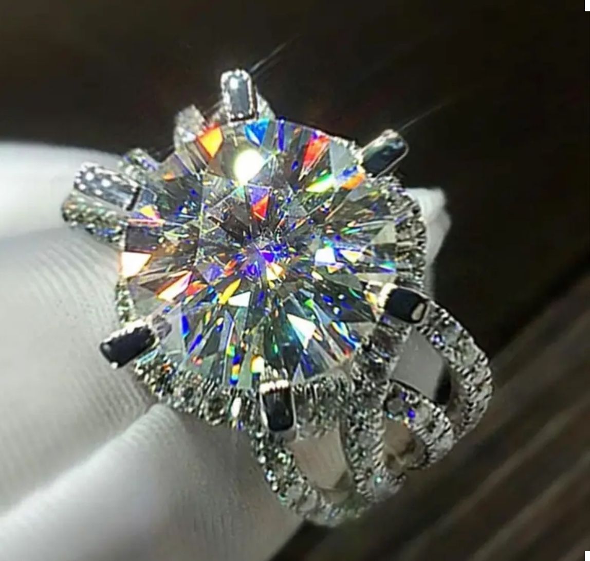 925 Sterling Sliver Moissante
