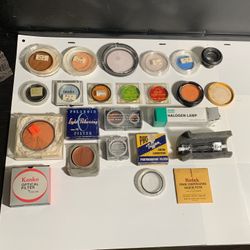 Lots Of Photography Camera Lens Filters 