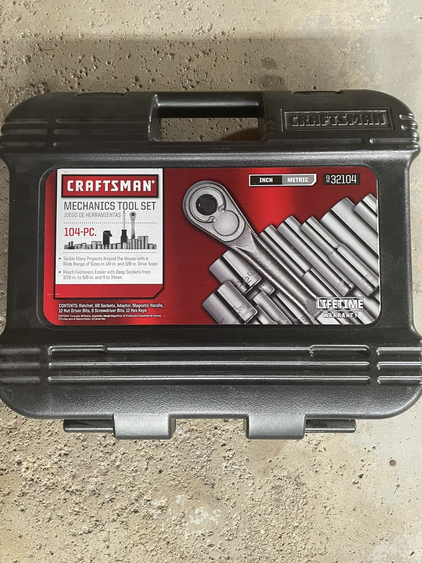 Craftsman 104 pc Mechanics Tool Set