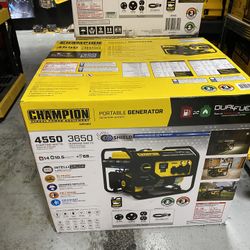 Champion Power Equipment 4550/3650-Watt Recoil Start Gasoline and Propane Powered Dual Fuel Portable Generator with CO Shield
