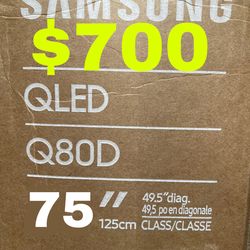 Samsung 75 QLED LED LCD 120Hz 4K TV  Check my profile for more models