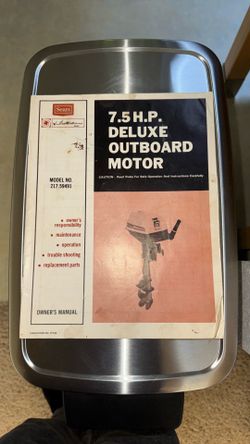 Sears Ted Williams 7.5 H.P Deluxe Outboard Motor