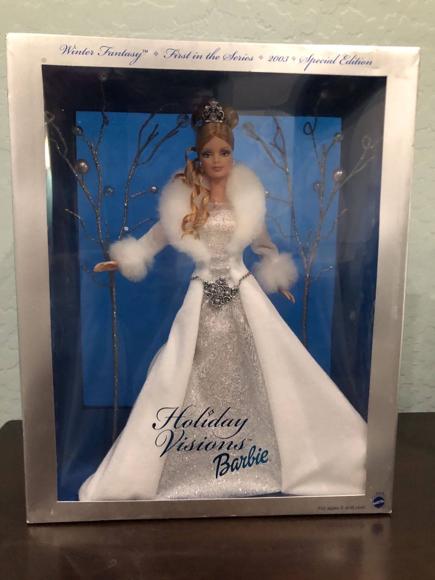 Holiday Visions Barbie 2003 Vintage Holiday Barbie Doll