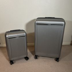 ✈️ Samsonite Blackstone 2-Pc Hardside Set - Grey (Pristine)