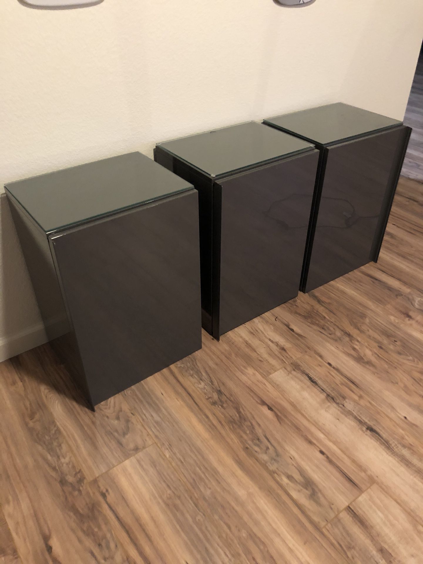 Side tables/cabinets $25 EACH