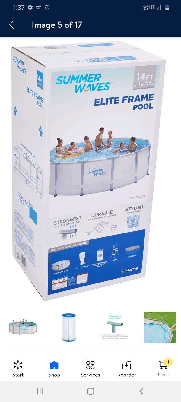 summer wave 14ft pool
