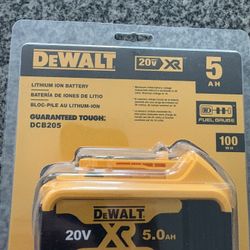 Dewalt New 5.0 Battery 