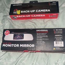 back Up Camera With Mirror Or Monitor