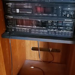 Pioneer Receiver ,Cassette Deck Cd,clock