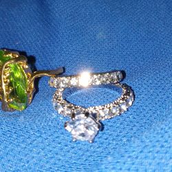 New Wedding Set& Draggon Fly Ring