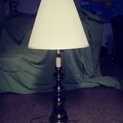 Vintage solid brass table lamp
