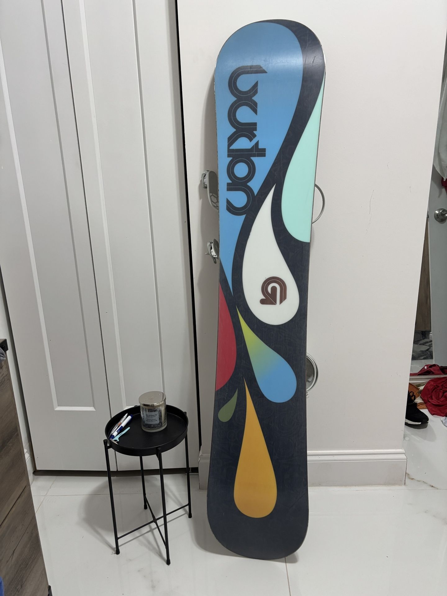 Burton Snowboard And Carry Bag