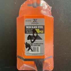 Zeluga SK2H Black Steel Utility Blade 