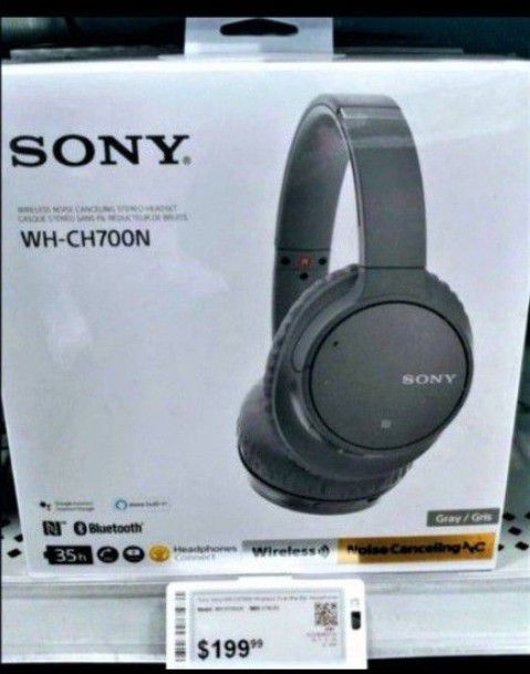 SONY - WH-CH700N BLUETOOTH WIRELESS HEADPHONES - ** BRAND NEW IN SEALED BOX **