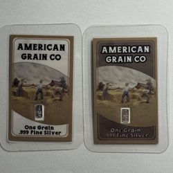 Silver Grain Cards