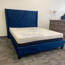 Queen Size Bed frame With Mattress Included