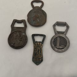 Group Of 4 Antique Bottle Openers