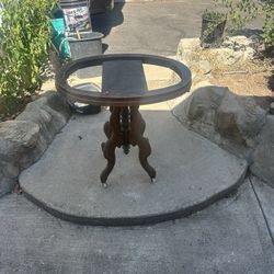 Project table antique vintage see all pictures from a estate sale limited information