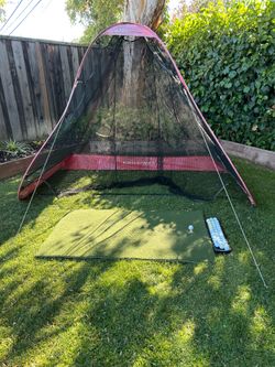 RukkNet Pop-Up Golf Net, Mat, Balls & Tray