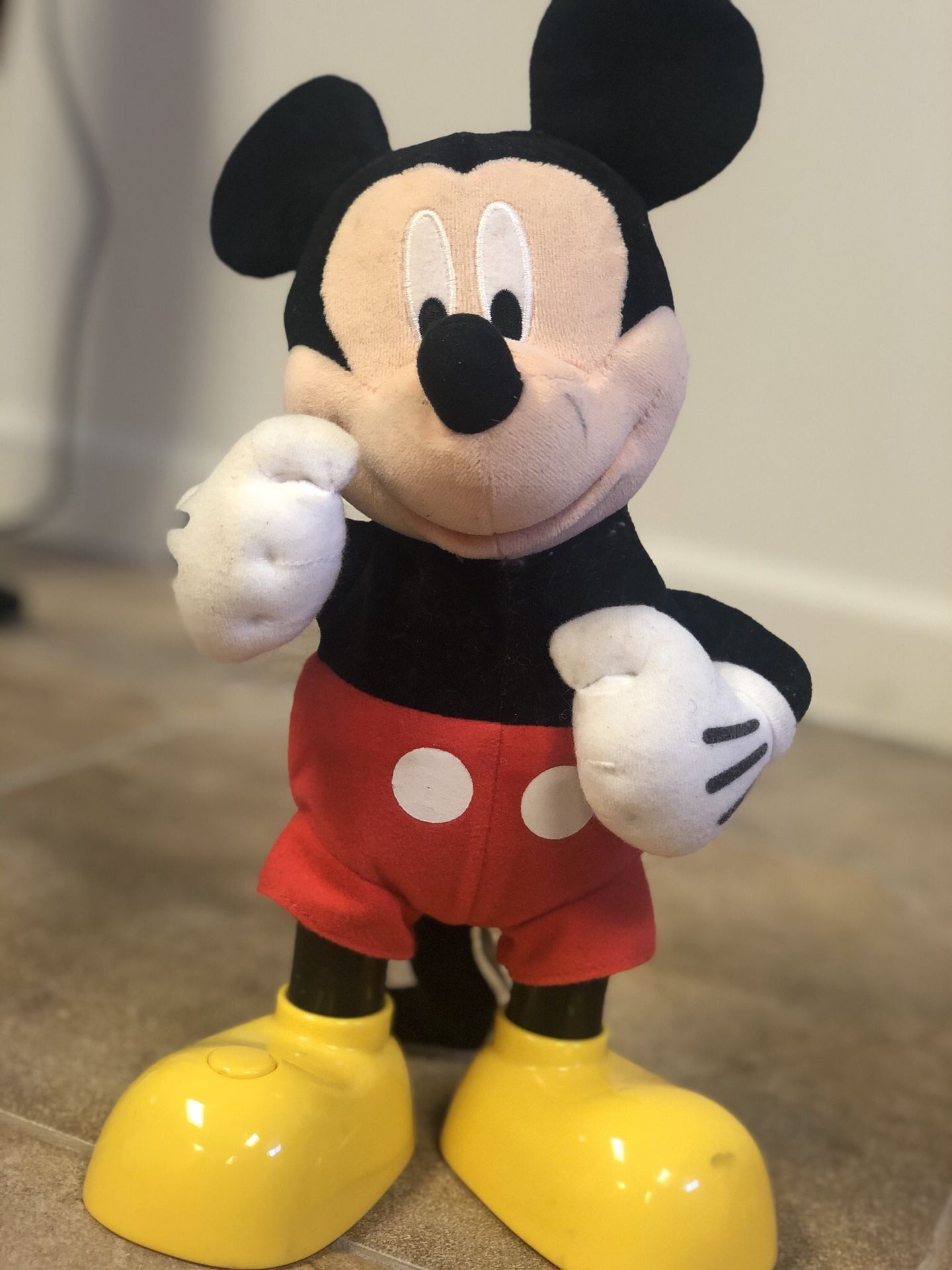 Mickey Mouse moving sound making toy