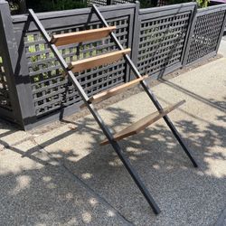 Reclaimed Wood Leaning Desk