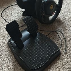 Thrust master Ferrari Racing Wheel with pedals for PC