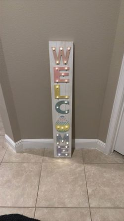 Easter Welcome Sign