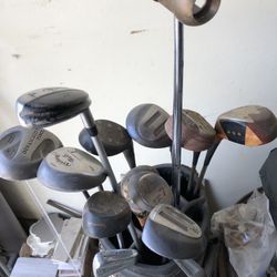 Assorted Golf Clubs ,bag,shoes