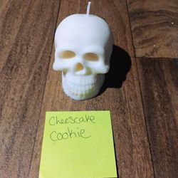 Cheesecake Cookies Skull Candle 