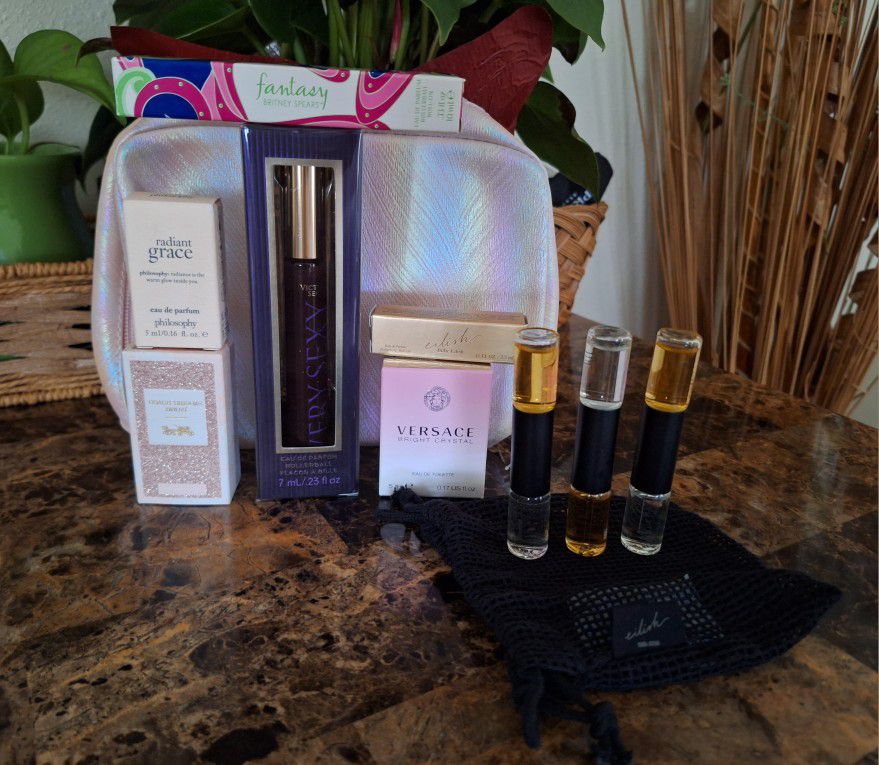 Mini Fragrance Set With Cosmetic Bag 