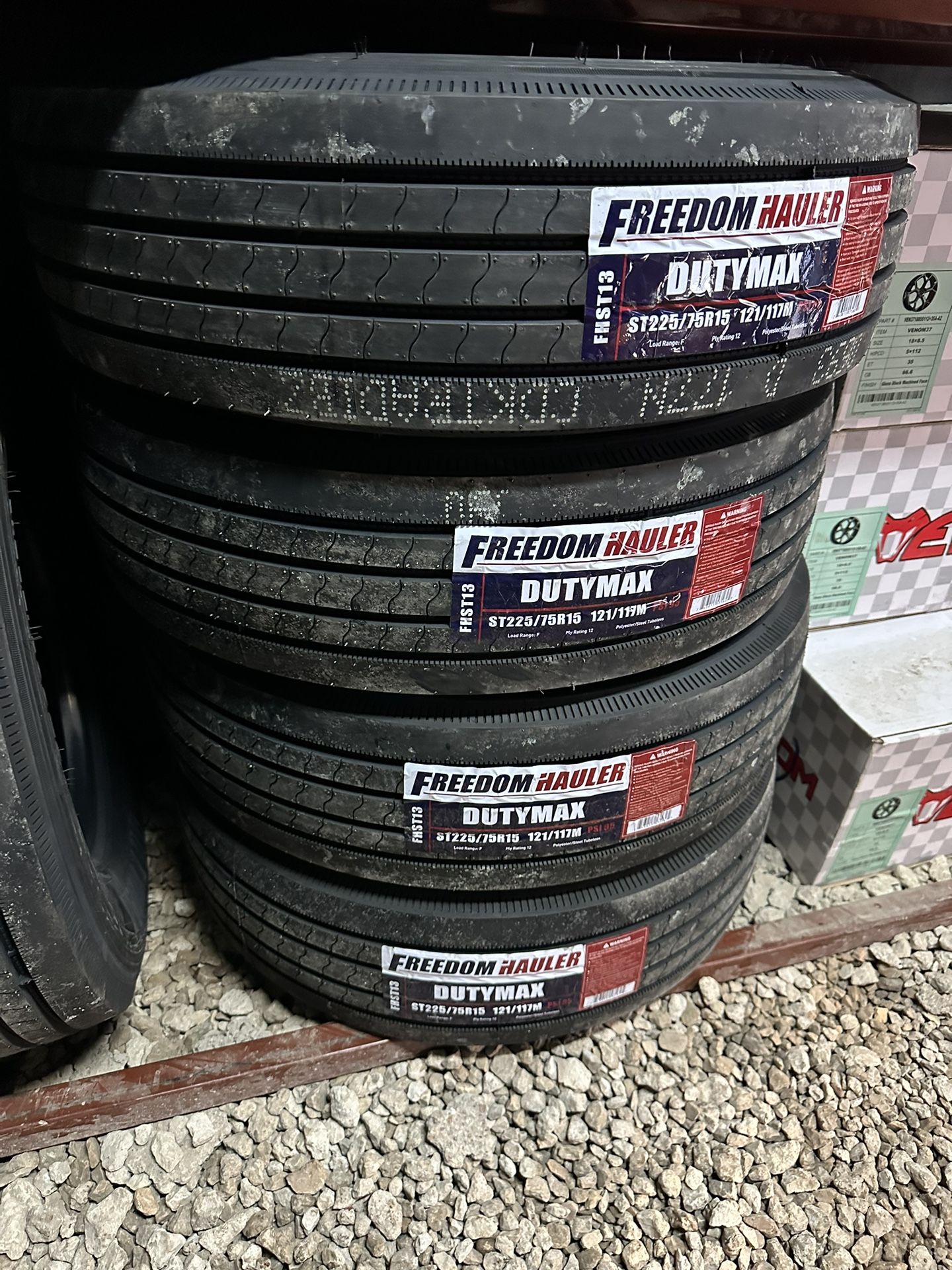 St225/75/15 TRAILER TIRES ALL STEEL HEAVY DUTY