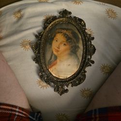 Antique Miniature, Silhouette, Young Lady, England