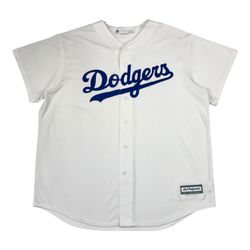 MAJESTIC LA DODGERS JERSEY 2XL XXL WHITE BLANK COOL BASE LOS ANGELES OHTANI MLB