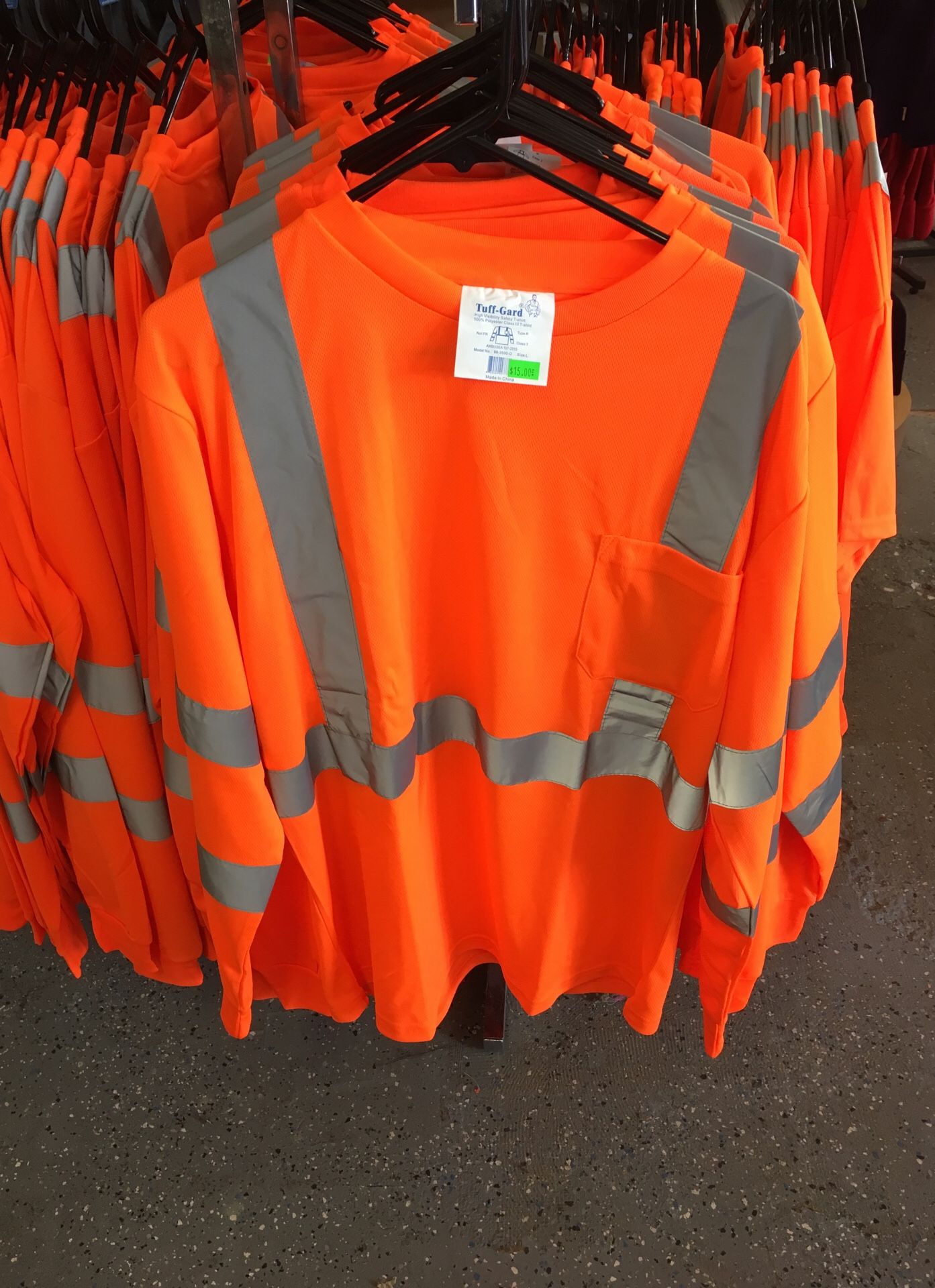 Class 3 long sleeve breathable work shirt