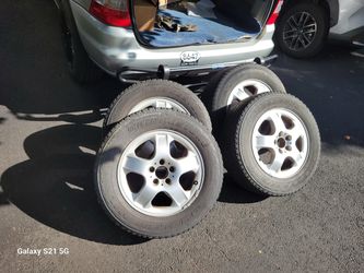 Mercedes ML350 OEM 17” Wheels Rims Bridgestone Dueler Tires 255/60R17 Set