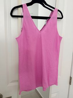NET Lilly Pulitzer Pink V-Neck Tank Top