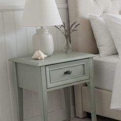 Pair of Sage Green Nighstands or End Tables by American of Martinsville