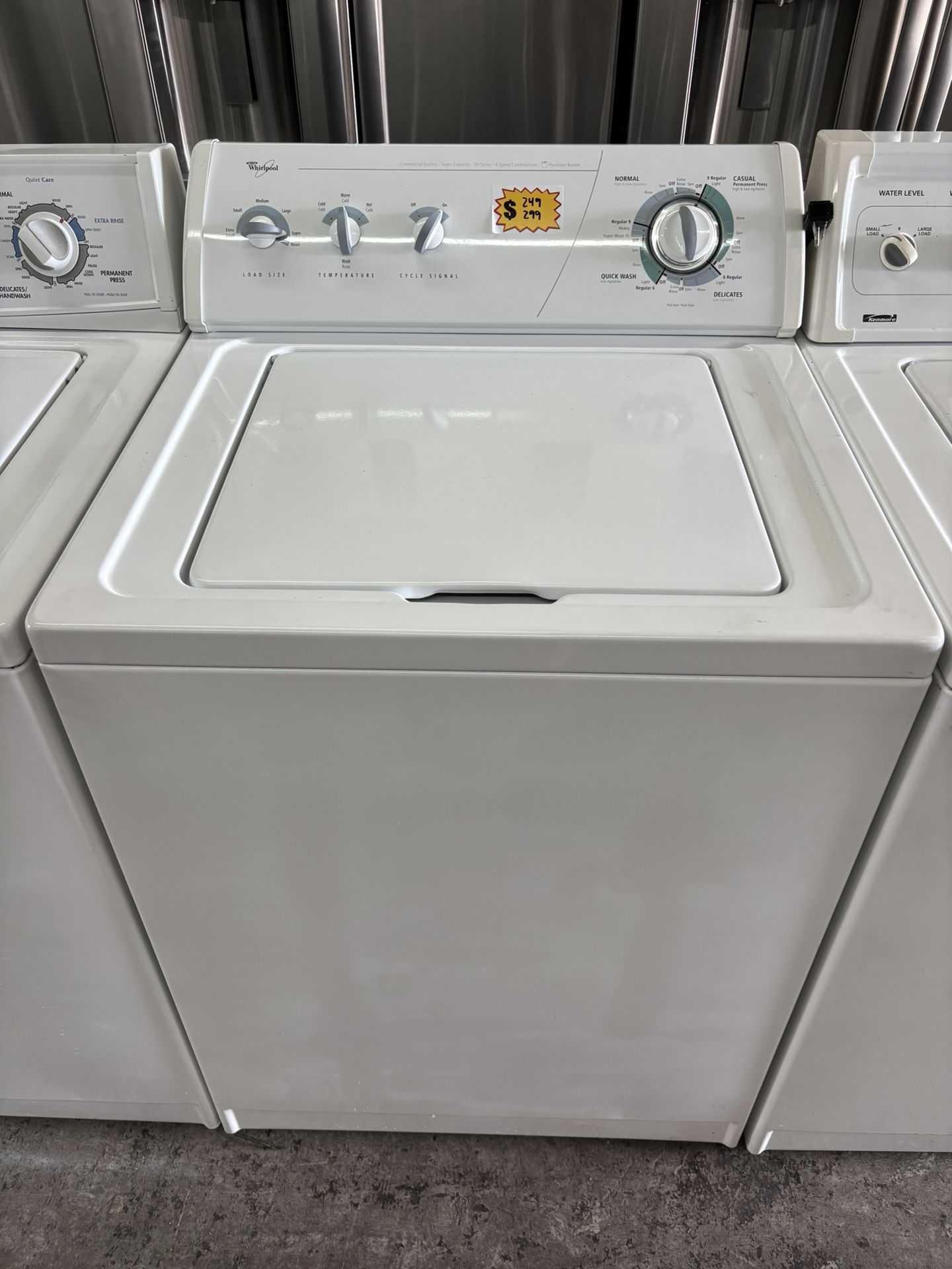 WHIRLPOOL TOP LOAD WASHER