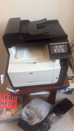 Laser Jet Pro Color Printer With Four Cartridges