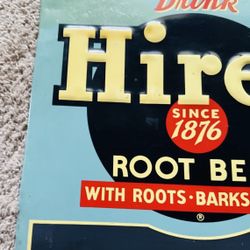 vintage Hires Root Beer advertising chalkboard sign 1950’s
