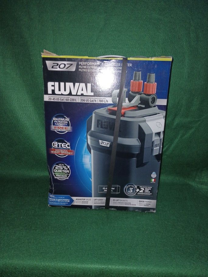 207 Fluval Aquarium Canister Filter And Driftwood