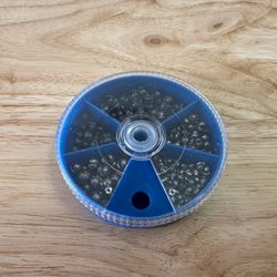 205PCS Lead Fishing Sinkers with Storage Box – Multiple Sizes