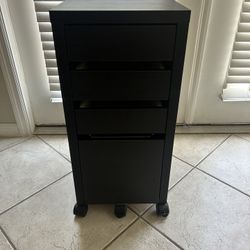 Second Black Vertical Drawer Filing Cabinet