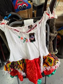Music Legs Folkloric Costume Dress XL