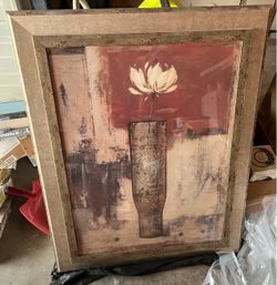 Framed Lotus Flower Art Print