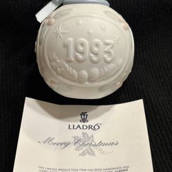 Lladro Vintage Dated Christmas Balls