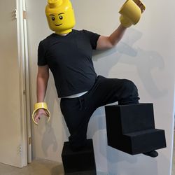 Halloween Costume Lego Man mini-figures  For All Ages